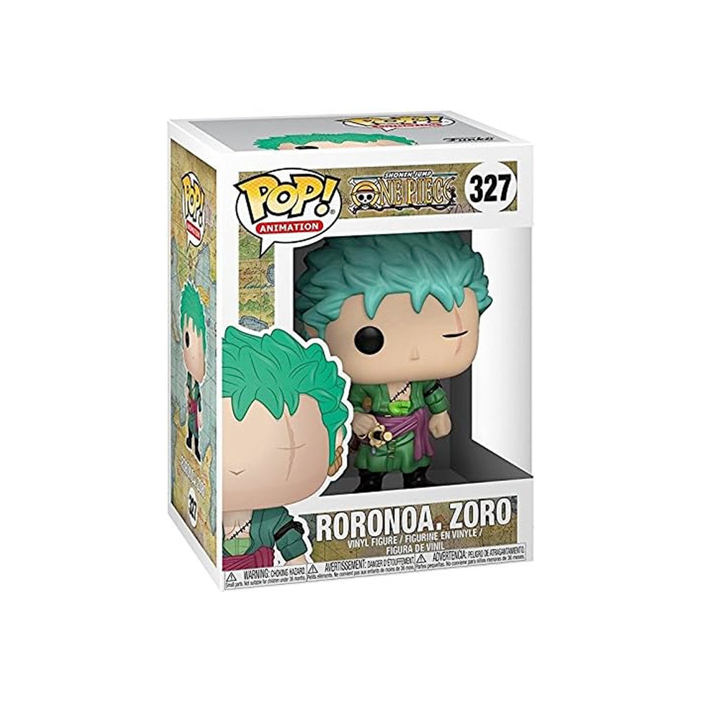 POP One Piece - Roronoa Zoro Funko Vinyl Figure Multicolor, 3.75 inches #327