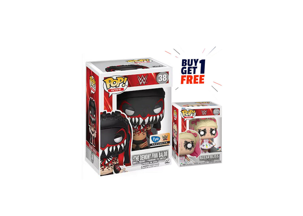 [Damaged 7/10] WWE: "The Demon" Finn Balor Special Edition Action Figure Funko Pop! [Buy 1 Get 1 Free]