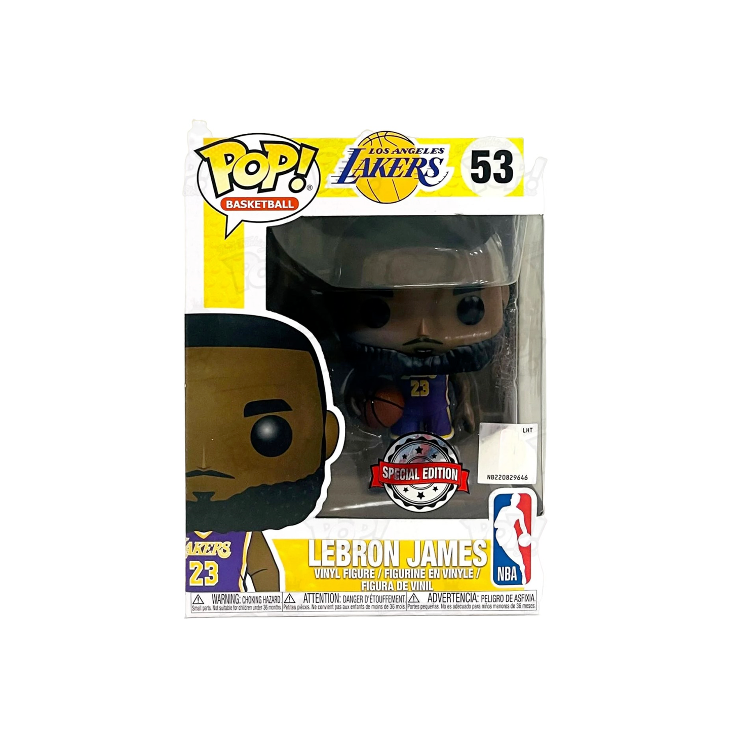 Funko Pop! Basketball Lebron James Purple Lakers Uniform #53