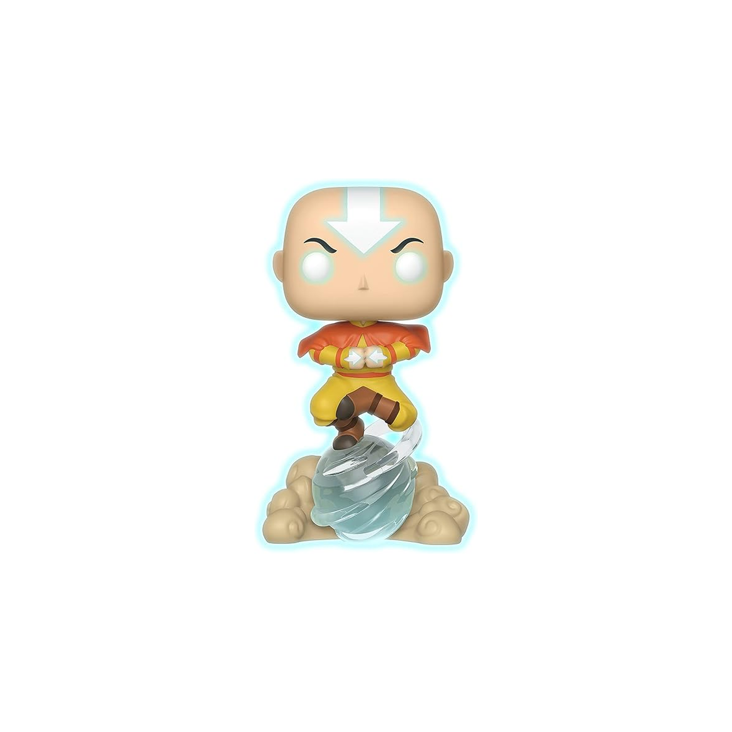 Funko Pop! Avatar The Last Airbender Aang on Airscooter Glow in The Dark GITD Chase Special Edition Sticker Figure (Exclusive Collection)