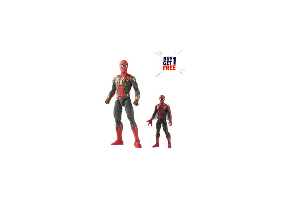 Spider-Man Marvel Legends Series Integrated Suit 6-inch Collectible Action Figure Toy, 2 Accessories   [Buy 1 Get 1 Free]