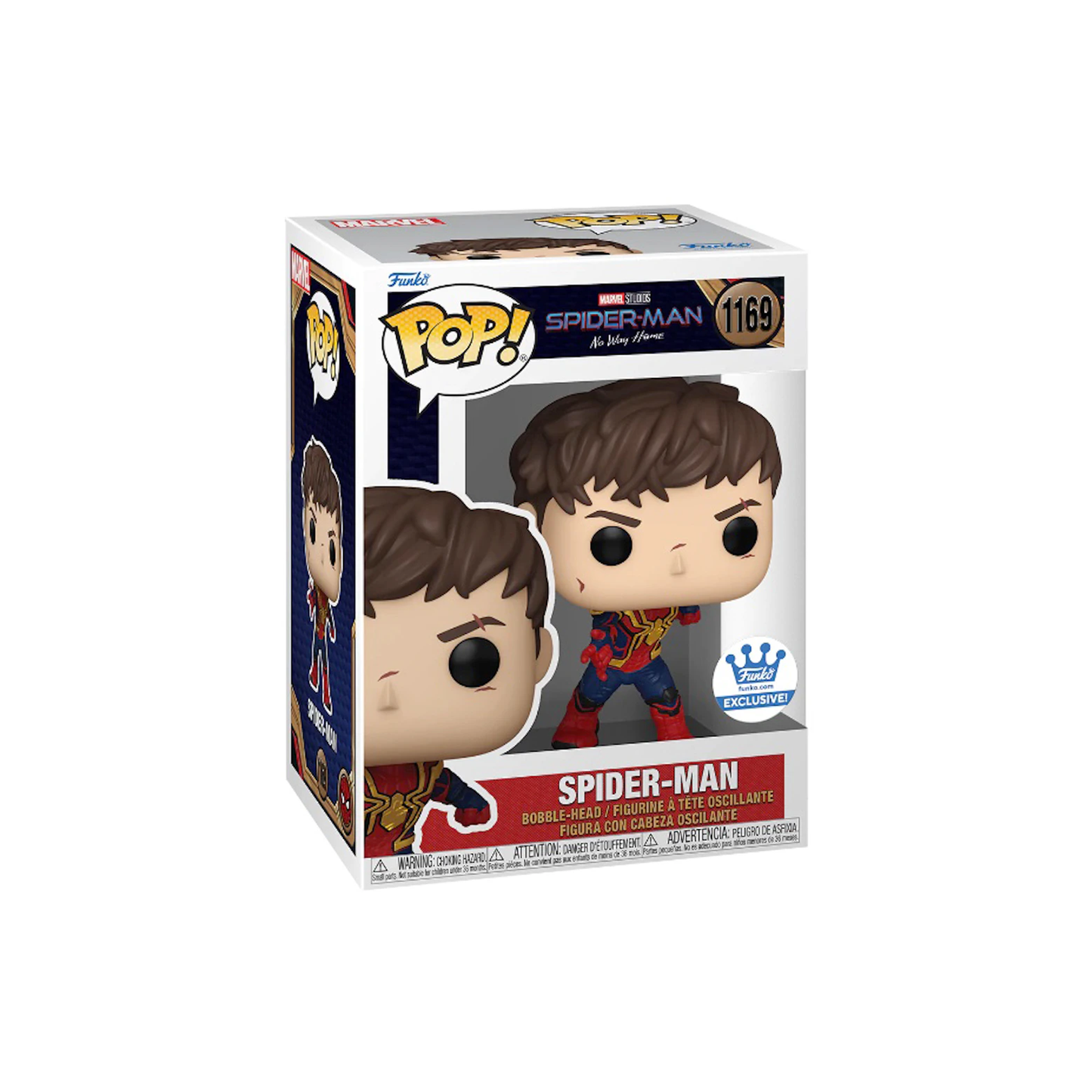 Funko Pop! Marvel Studios Spider-Man No Way Home Spider-Man Funko Shop Exclusive Figure #1169