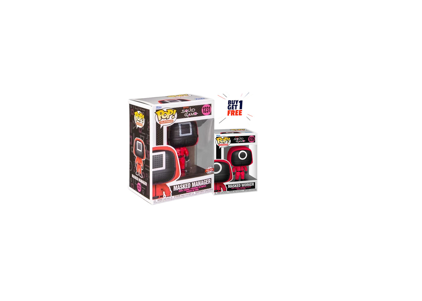 Funko Pop! Television: Squid Game - Masked Manager #1231 [Buy 1 Get 1 Free]