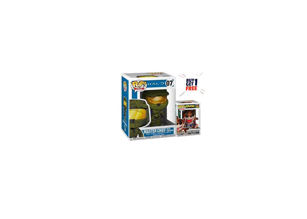 Halo Master Chief with Cortana Action Figure Funko Pop! [Buy 1 Get 1 Free]