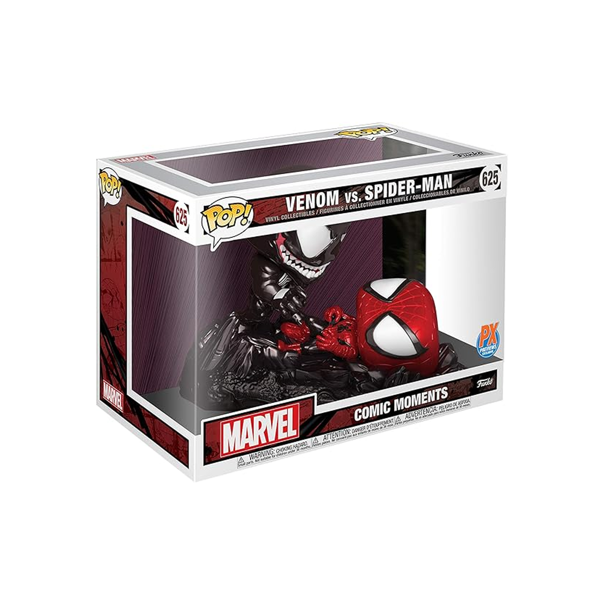 Funko FU47377 POP Marvel: Comic Moments- Spider-Man Vs. Venom Funko FU47377 POP Marvel: Comic Moments- Spider-Man Vs. Venom