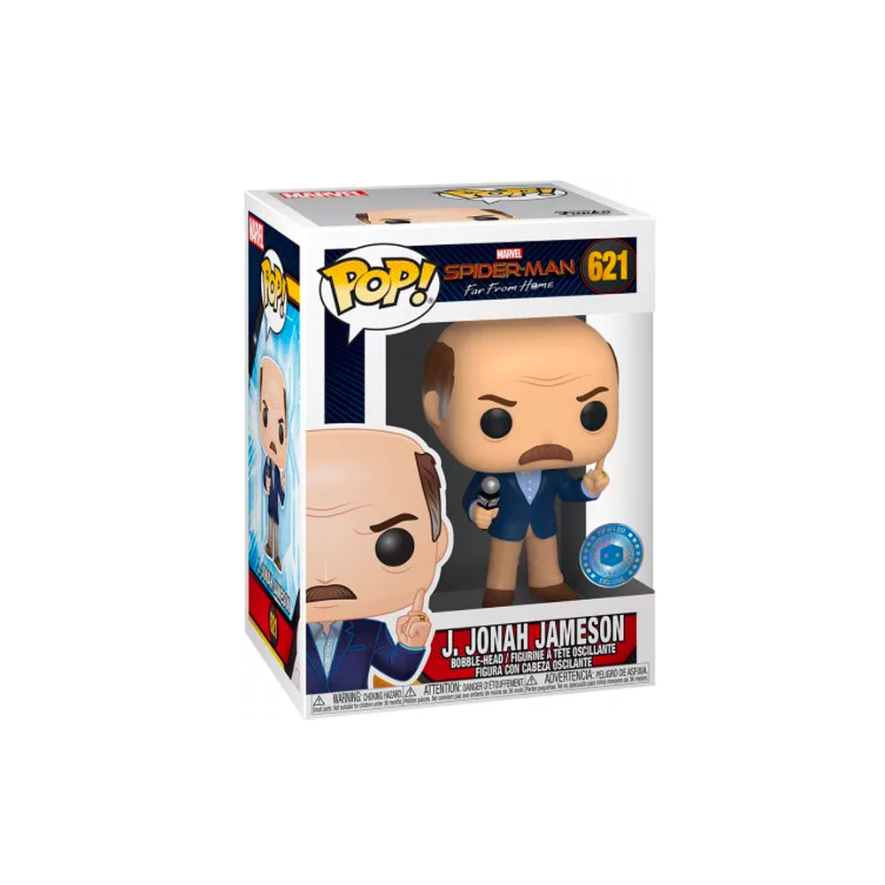 [Damaged Box:7/10] PIAB EXC Marvel - Spider-Man Far From Home J. Jonah Jameson Funko Pop!