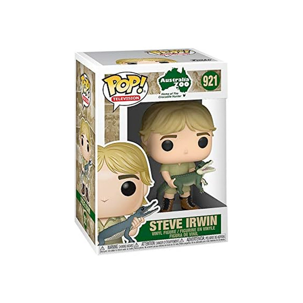 Funko Pop! Movies - The Crocodile Hunter - Steve Irwin (with Crocodile) #921 Vinyl Figure 10 cm Released 2019