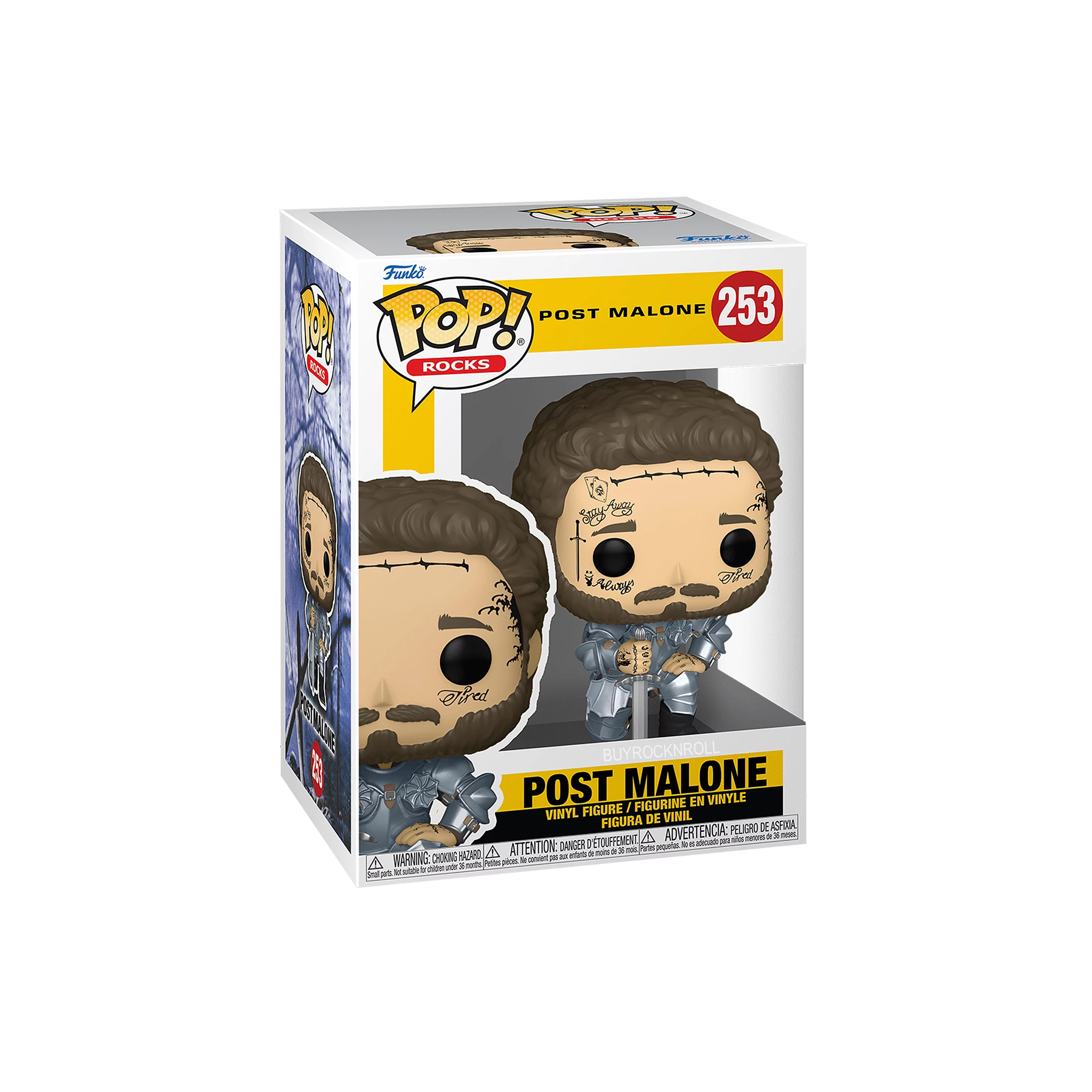 Funko Pop! Rocks: Knight Post Malone Action Figure #253