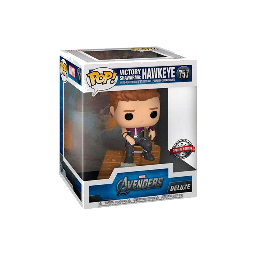 Pop! Marvel Avengers - Hawkeye Victory Shawarma Bobble-Head Vinyl Figure Exclusive #757