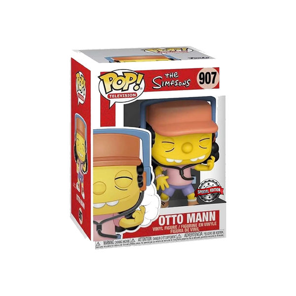 Funko Pop! The Simpsons - Otto Mann (Special Edition) Action Figure #907