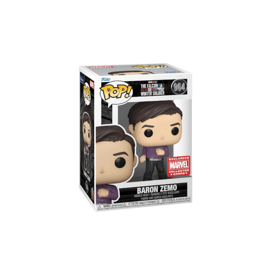 Funko Pop! Baron Zemo Dancing, The Falcon and the Winter Soldier 964 - Marvel Collector Corps Exclusive Vinyl Figure