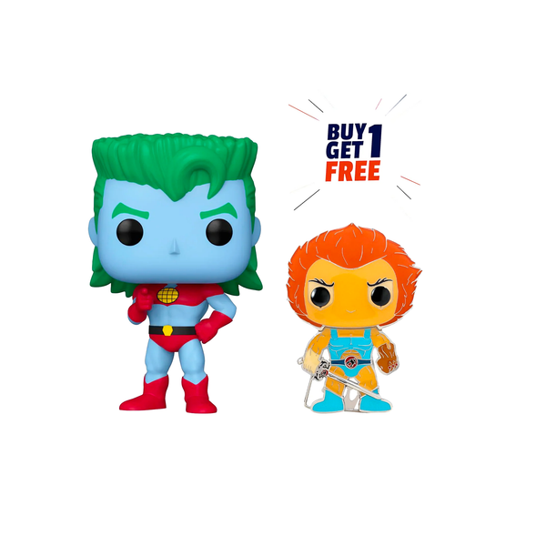 Funko POP! Animation: The New Adventures of Captain Planet - Captain Planet 4.05-in Vinyl Figure[Buy One Get One Free]