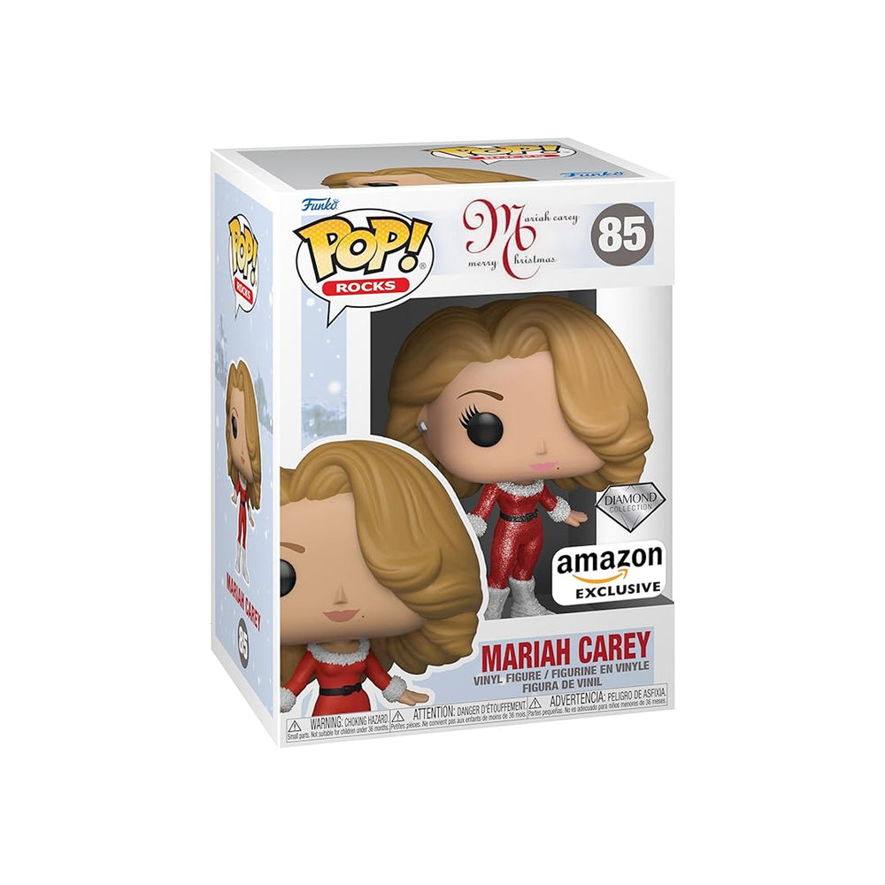 Funko Pop! Rocks: Mariah Carey Christmas - Diamond Glitter (DGLT) (Amazon Exclusive) #85