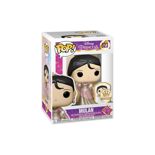 Funko Pop #323 Mulan (Gold) with Pin (Funko Shop Exclusive) #323