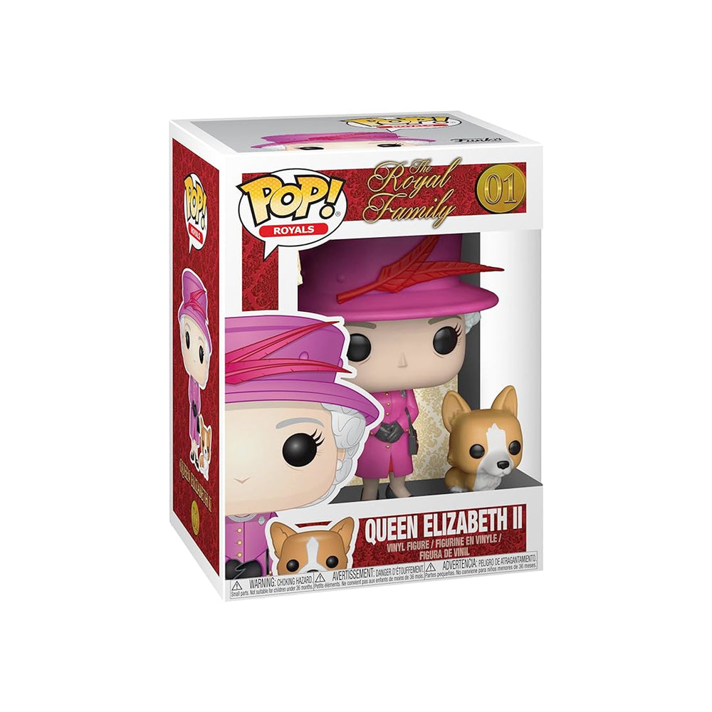 Funko POP!: Royal Family - Queen Elizabeth II Collectible Figure #01
