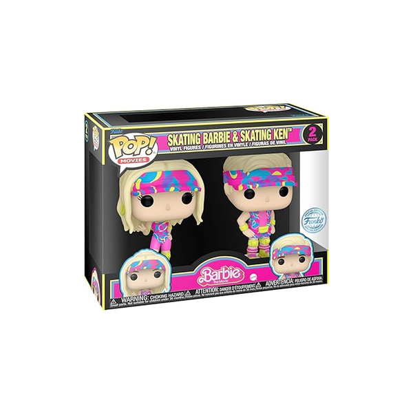 Barbie The Movie 2023 Rollerskating Barbie & Ken 2 Pack Funko POP! Vinyl