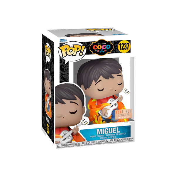 MIGUEL GLOW IN THE DARK BOXLUNCH EXCLUSIVE FUNKO POP! DISNEY PIXAR COCO #1237