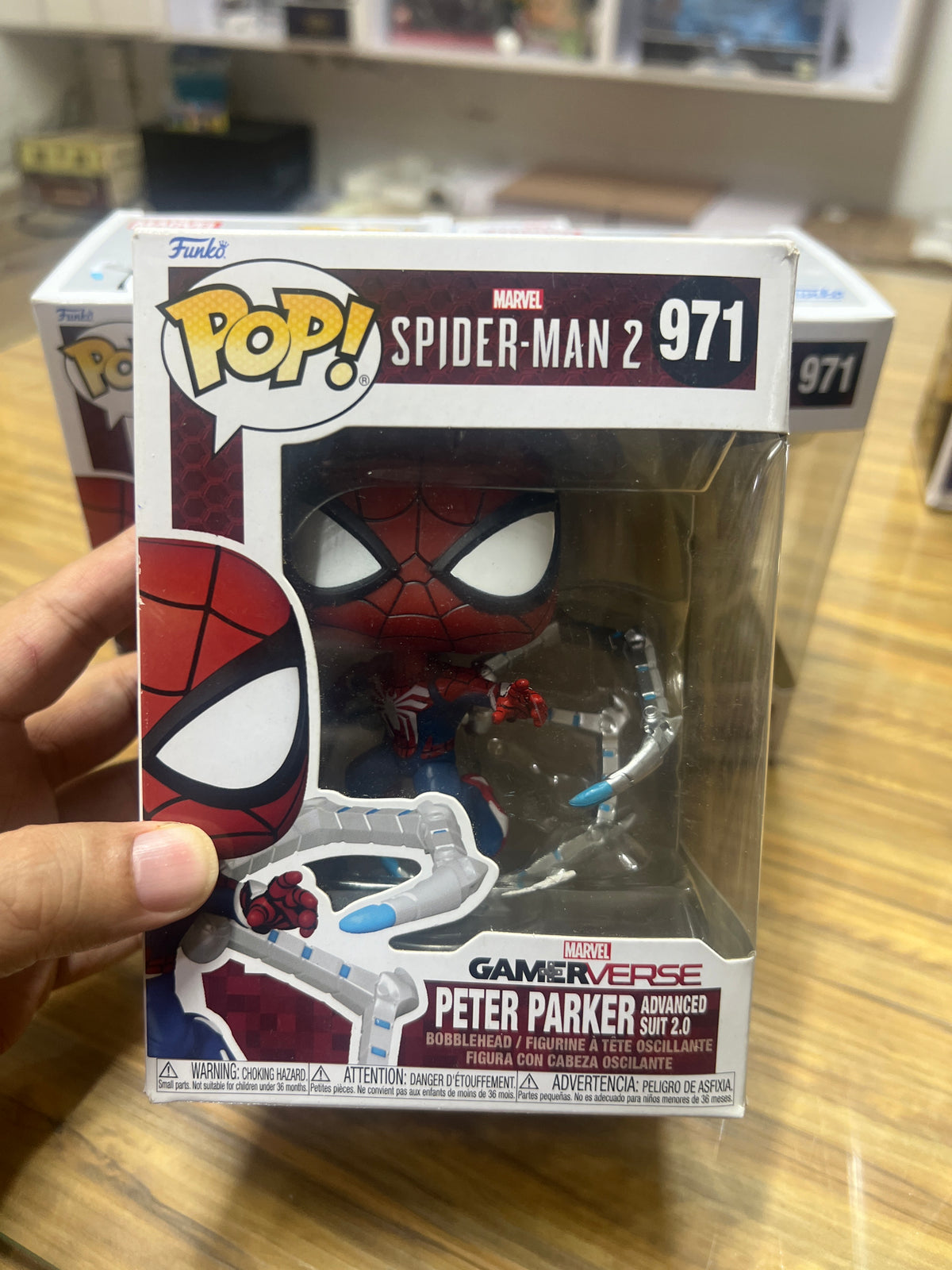 [DAMAGED BOX 7.5/10] Funko Pop! Marvel: SPIDER MAN Game verse Peter Parker Advance Suit 2.0 (Copy)