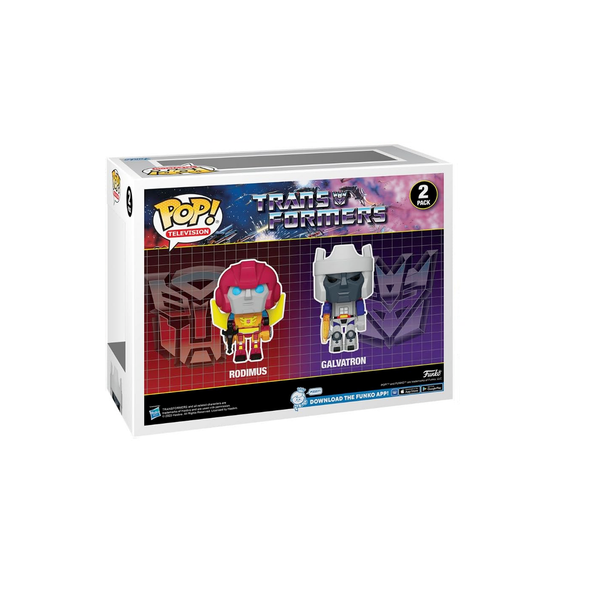 SDCC 2023 (Shared): Transformers POP! RODIMUS & GALVATRON 2-Pack