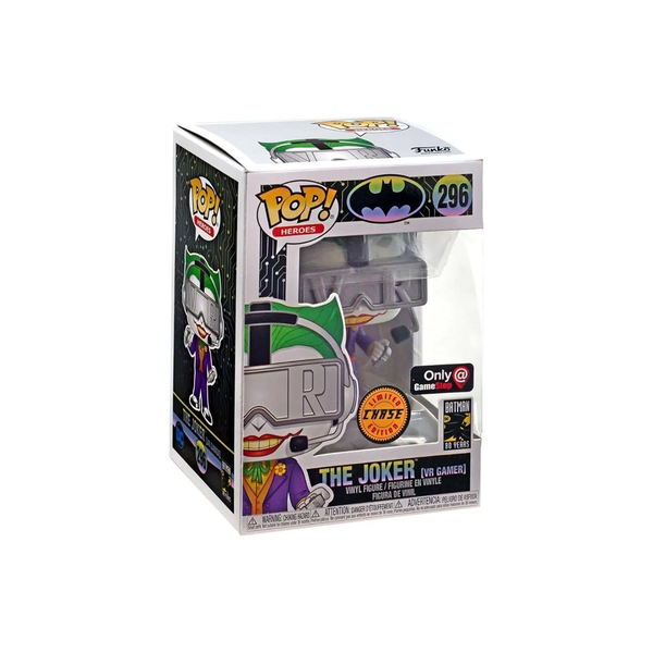 Funko Pop! Heroes - Batman 80 Years - The Joker [VR Gamer] (296) - Limited Edition Chase - Game Stop Exclusive #269