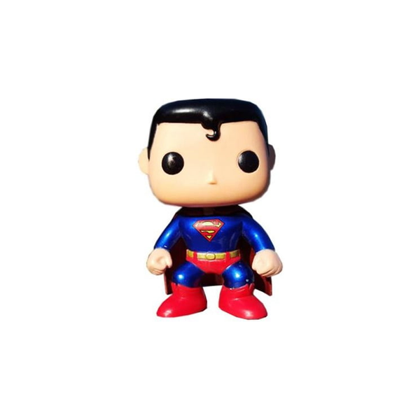 Funko DC Universe POP! Heroes Superman Chase Figure Vinyl Figure #07 [Metllic Version]