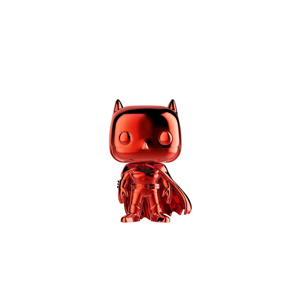 Funko POP! 2018 NYCC Orange Chrome Batman 144 Toy Tokyo Edition Limited #144