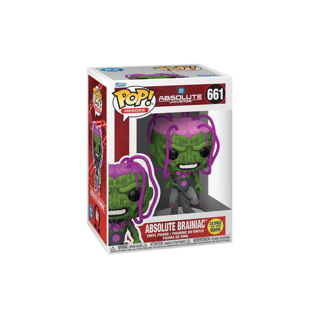 Funko Pop! Absolute Brainiac #661 in window display box – DrCollectible