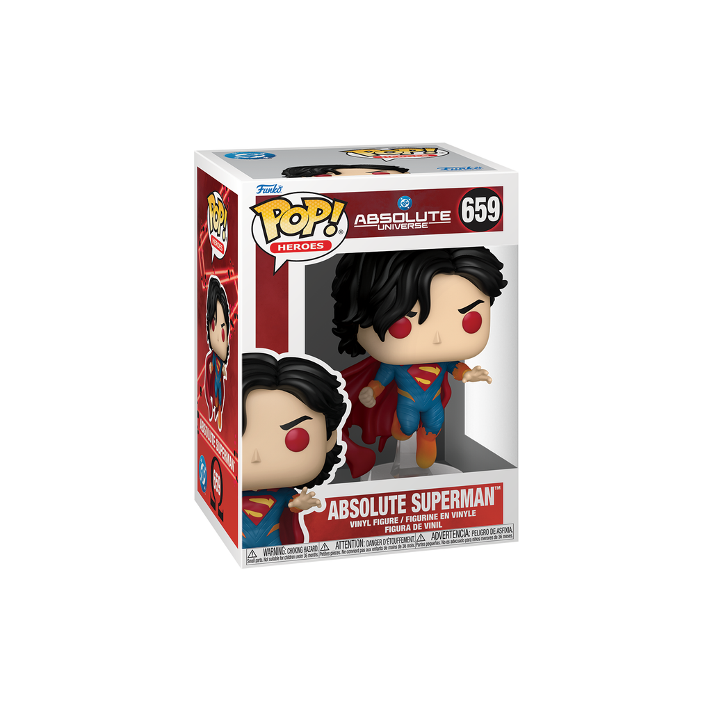 Funko Pop! Absolute Superman #659 in window display box – DrCollectible