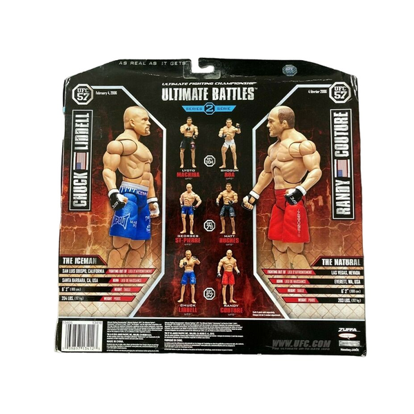 UFC Collection Series 2 - Chuck Liddell Vs. Randy Couture (2-Pack) Action Figures [Damaged Box 7.5/10]