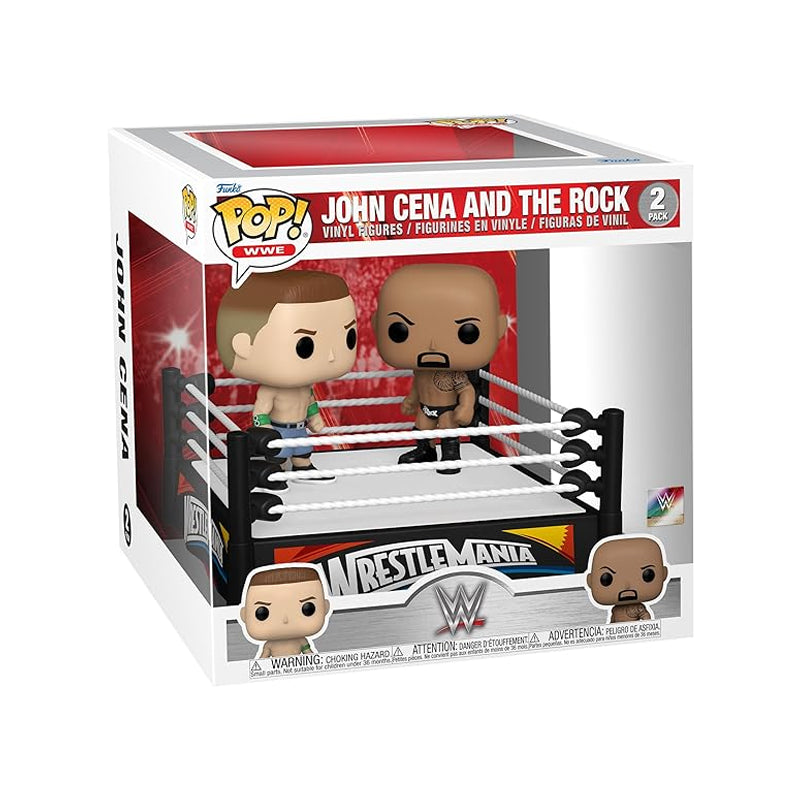 Funko Pop! Moment: WWE - Cena vs Rock (2012) # PACK2