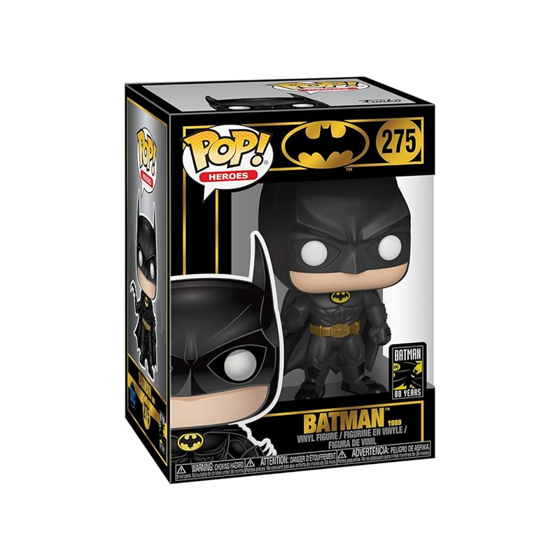 Funko Pop! Heroes: Batman 80th - Batman (1989),Multicolor, Standard #275