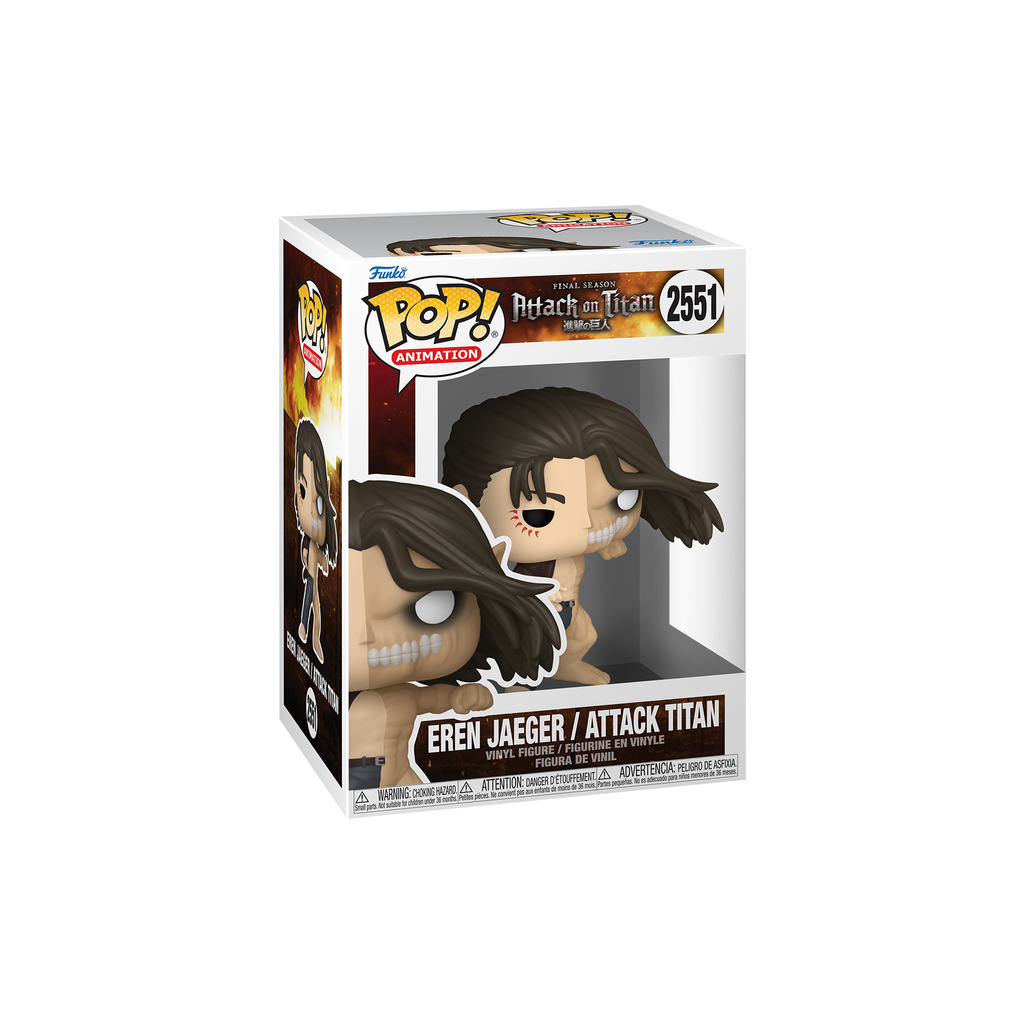 Funko Pop! Eren Jaeger / Attack Titan #2551 in window display box – DrCollectible