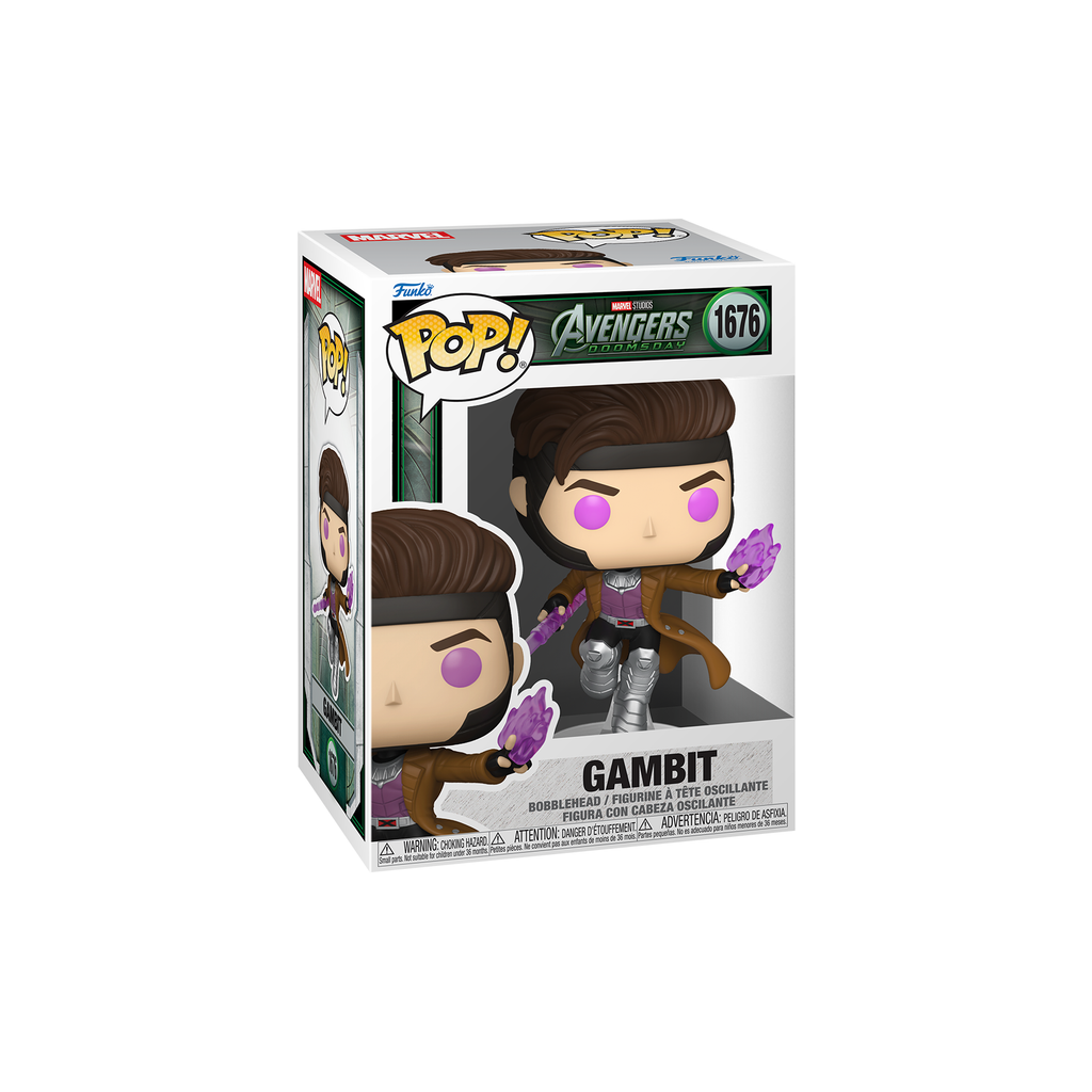 Funko Pop! Gambit #1676 in window display box – DrCollectible