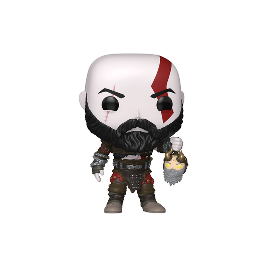 Funko Pop! Kratos with Mimir's Head #1340 from God of War Ragnarök – DrCollectible