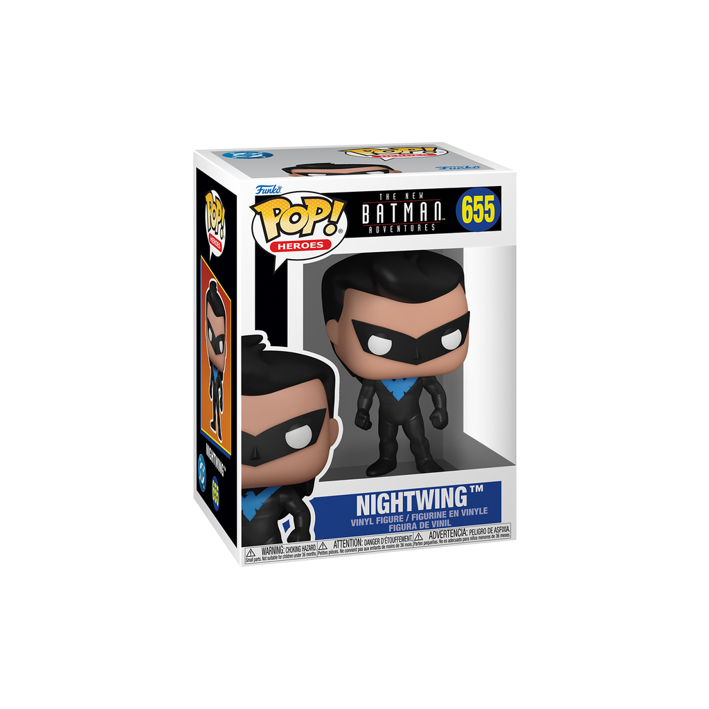 Funko Pop! Nightwing #655 in window display box – DrCollectible