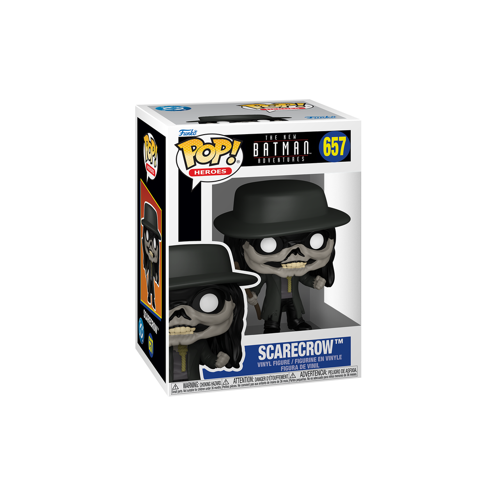 Funko Pop! Scarecrow #657 in window display box – DrCollectible