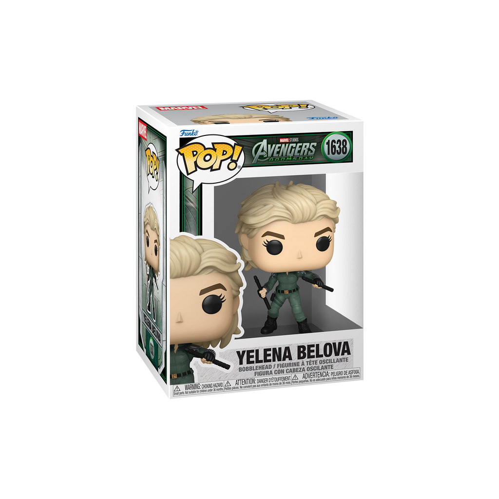 Funko Pop! Yelena Belova #1638 in window display box – DrCollectible
