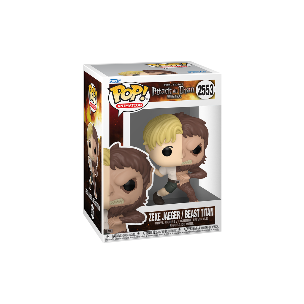 Funko Pop! Zeke Jaeger / Beast Titan #2553 in window display box – DrCollectible