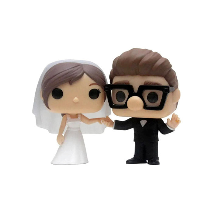 Up Carl and Ellie Wedding Exclusive 2 Pack Figure Bundle Action Figure Funko Pop! [Damaged Box 7/10 ]