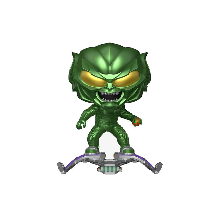 Funko Pop! Spider-Man: No Way Home Green Goblin (Metallic) Vinyl Bobble-Head - BoxLunch Exclusive #1168