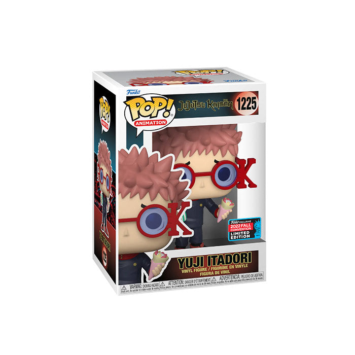 Funko Pop! Yuji Itadori With Glasses - Ju Jutsu Kaisen  Pop Action Figure #1225