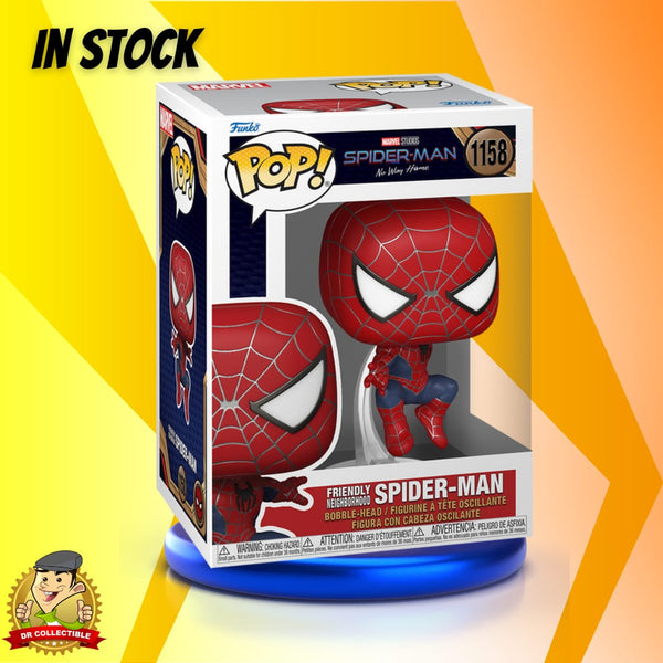 Spider-Man: No Way Home Friendly Neigborhood Spider-Man Leaping Pop! Vinyl Figure