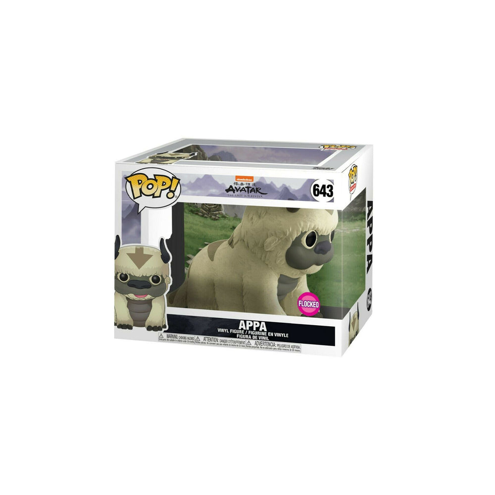Funko Pop! Avatar The Last Airbender 6” Flocked Appa Action Figure #643