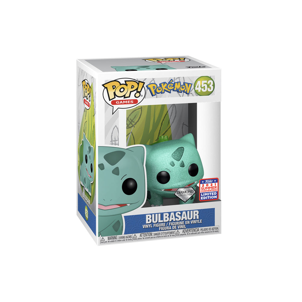 Funko Pop! Games Pokemon Bulbasaur Diamond Collection 2021 Summer Convention Limited Edition Figure #453
