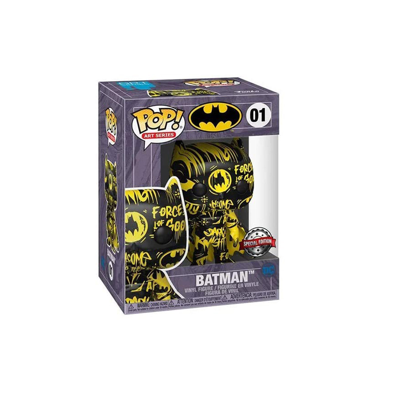 Funko Pop! Art Series: DC Comics - Batman [Black & Yellow] Exclusive Action Figure #01