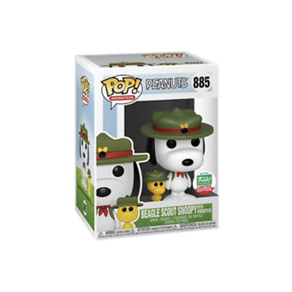 Peanuts - Beagle Scout Snoopy with Woodstock Limited Edition Funko Pop!