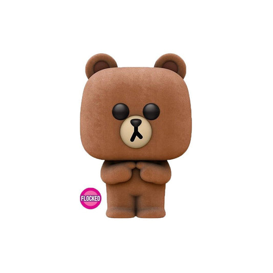 Funko Pop! Animation: Line Friends - Brown Flocked Action Figure #928