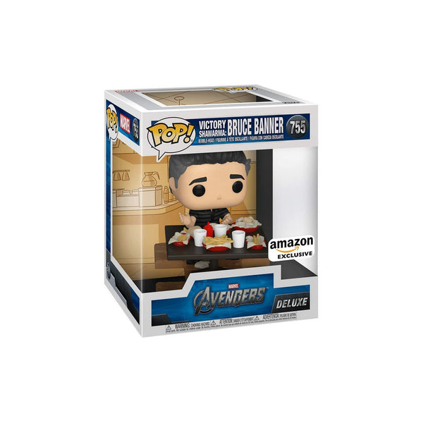 Funko Pop! Deluxe, Marvel: Avengers Victory Shawarma Series - Bruce Banner, Amazon Exclusive, Figure 1 of 6 # 755