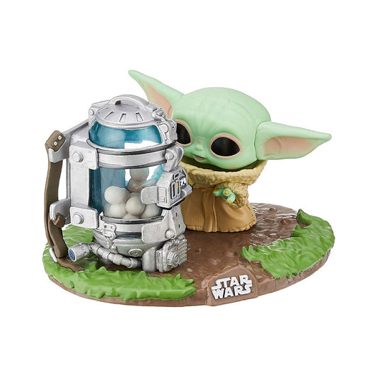 Funko Star Wars The Mandalorian Child with Egg Canister Pop Deluxe Vinyl Figure Toy 12.0 cm Action Figure Funko Pop!