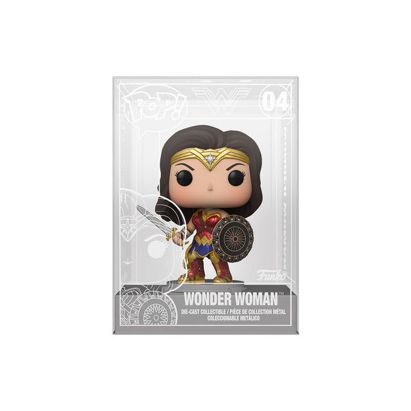 DC Comics: Wonder Woman with Sword & Shield Die-Cast Exclusive Action Figure Funko Pop!